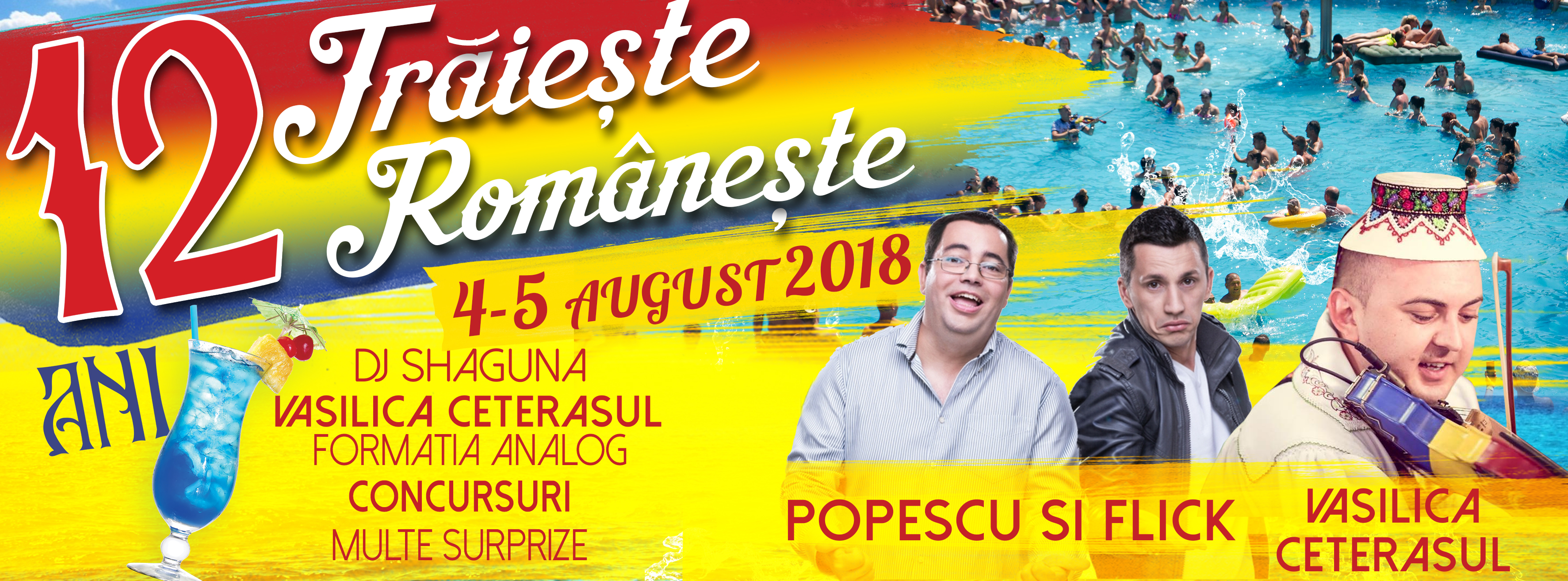 Traieste Romaneste 12 ani Laguna Albastra - 4-5 august 2018