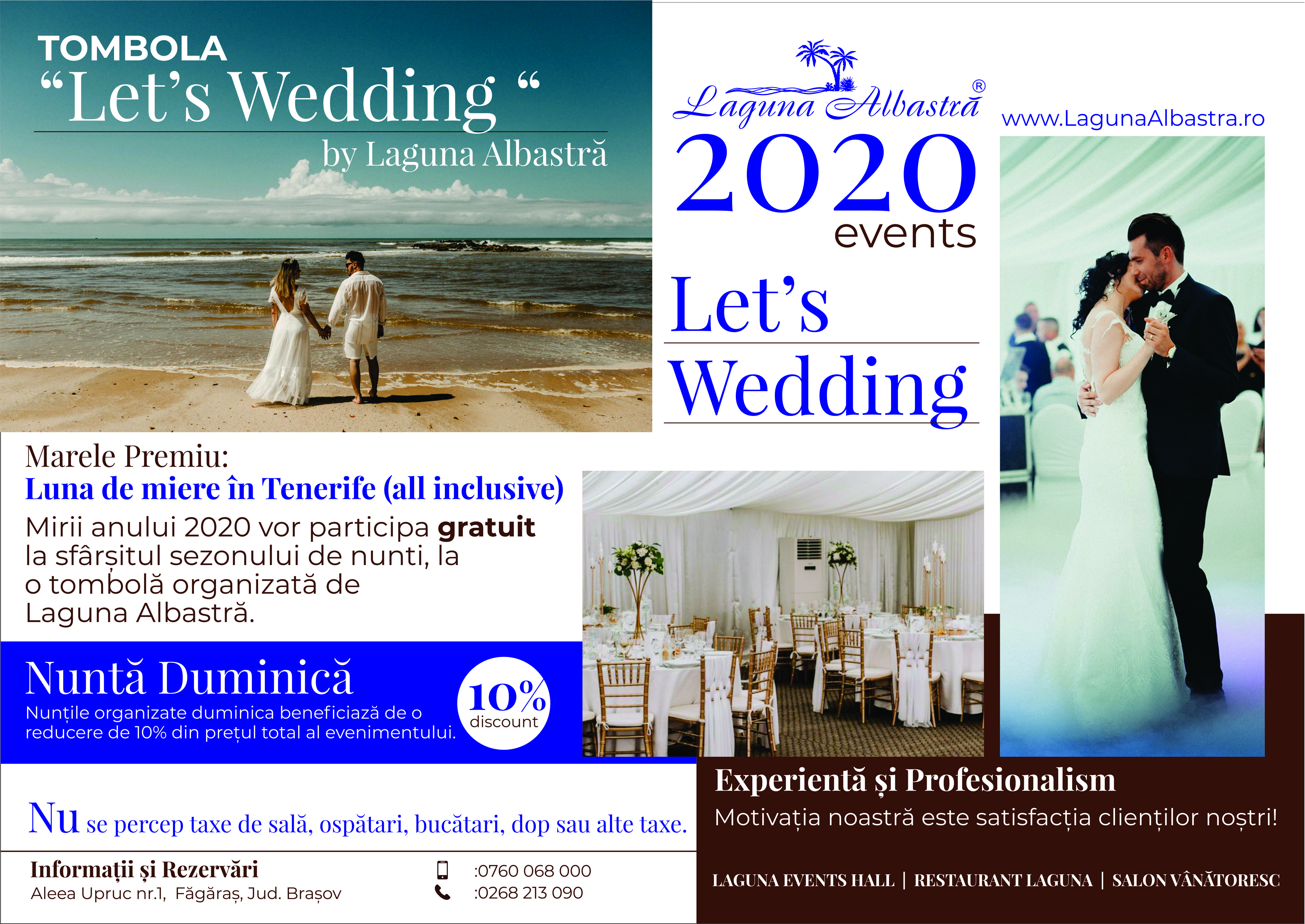 Tombola Let's Wedding 2020 by Laguna Albastra